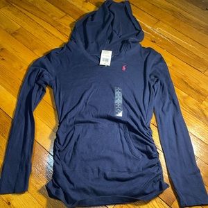 Polo Navy Blue Hoodie